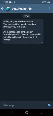 AutoResponder for Telegram android App screenshot 1