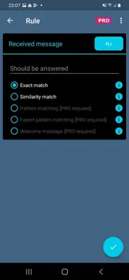 AutoResponder for Telegram android App screenshot 3